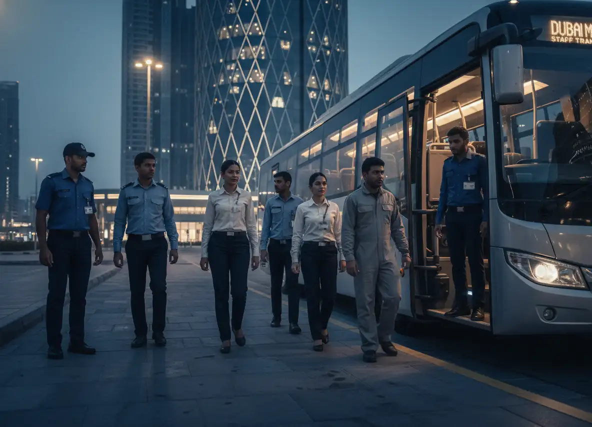 Affordable Daily Bus Rental for Mall Staff Commute