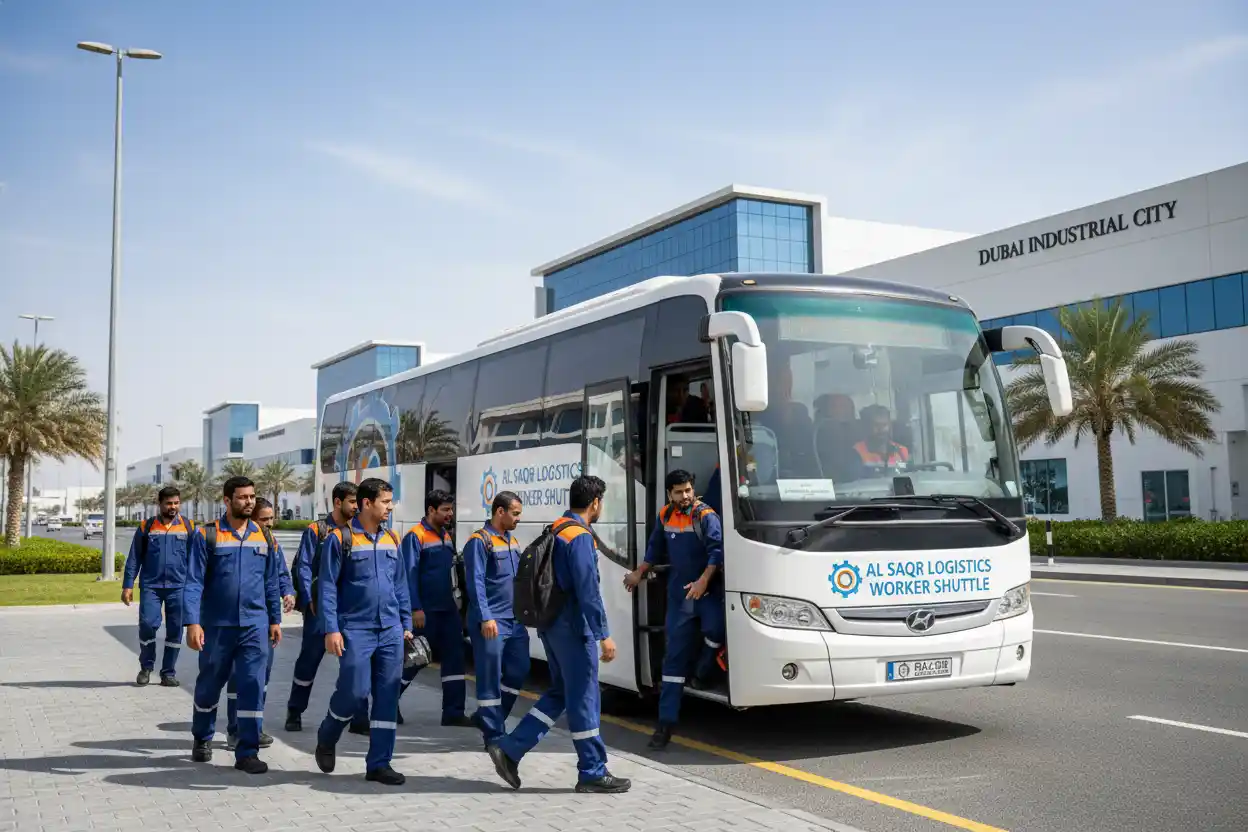 Top-Rated Factory Worker Pick and Drop Service in Dubai and Sharjah